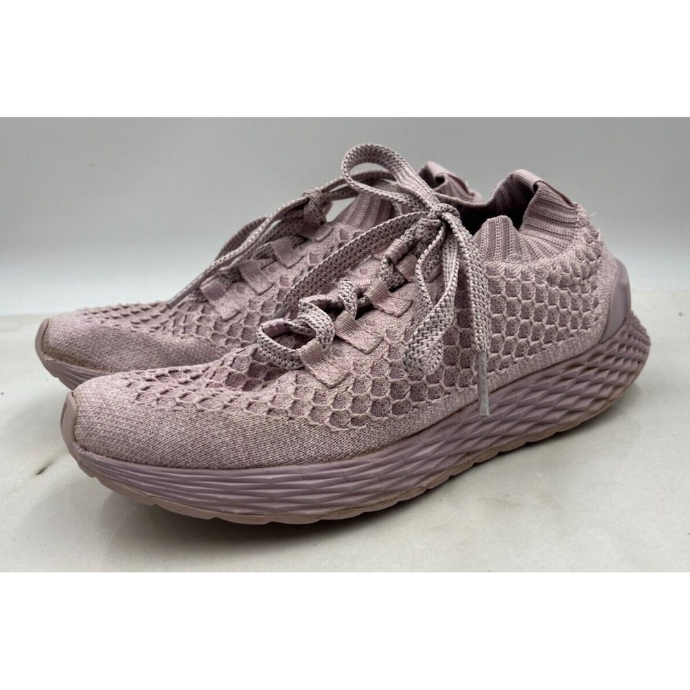 Nobull Shoes Womens Sz 7 Aspire Knit Runner Lace Athletic Workout Lilac Purple